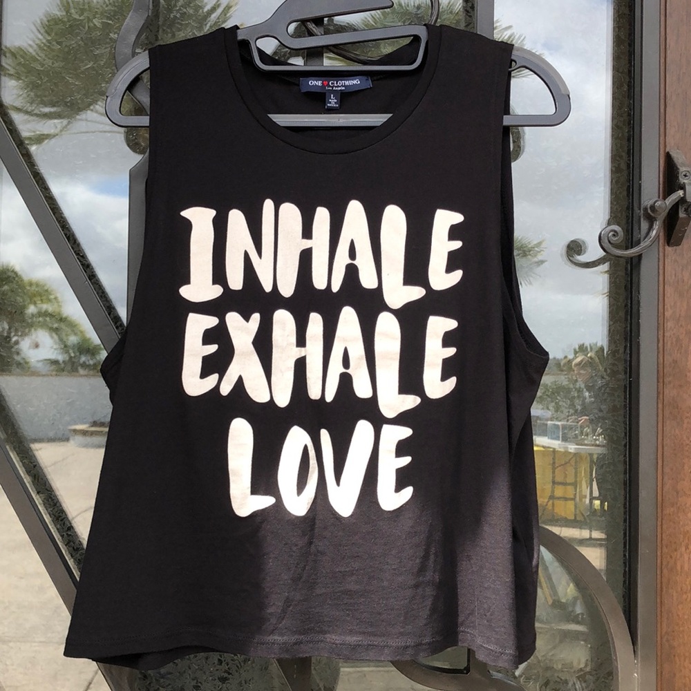 One Clothing Los Angeles black crop top size Large